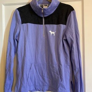 Purple/Gray PINK Quarter Zip, size small!